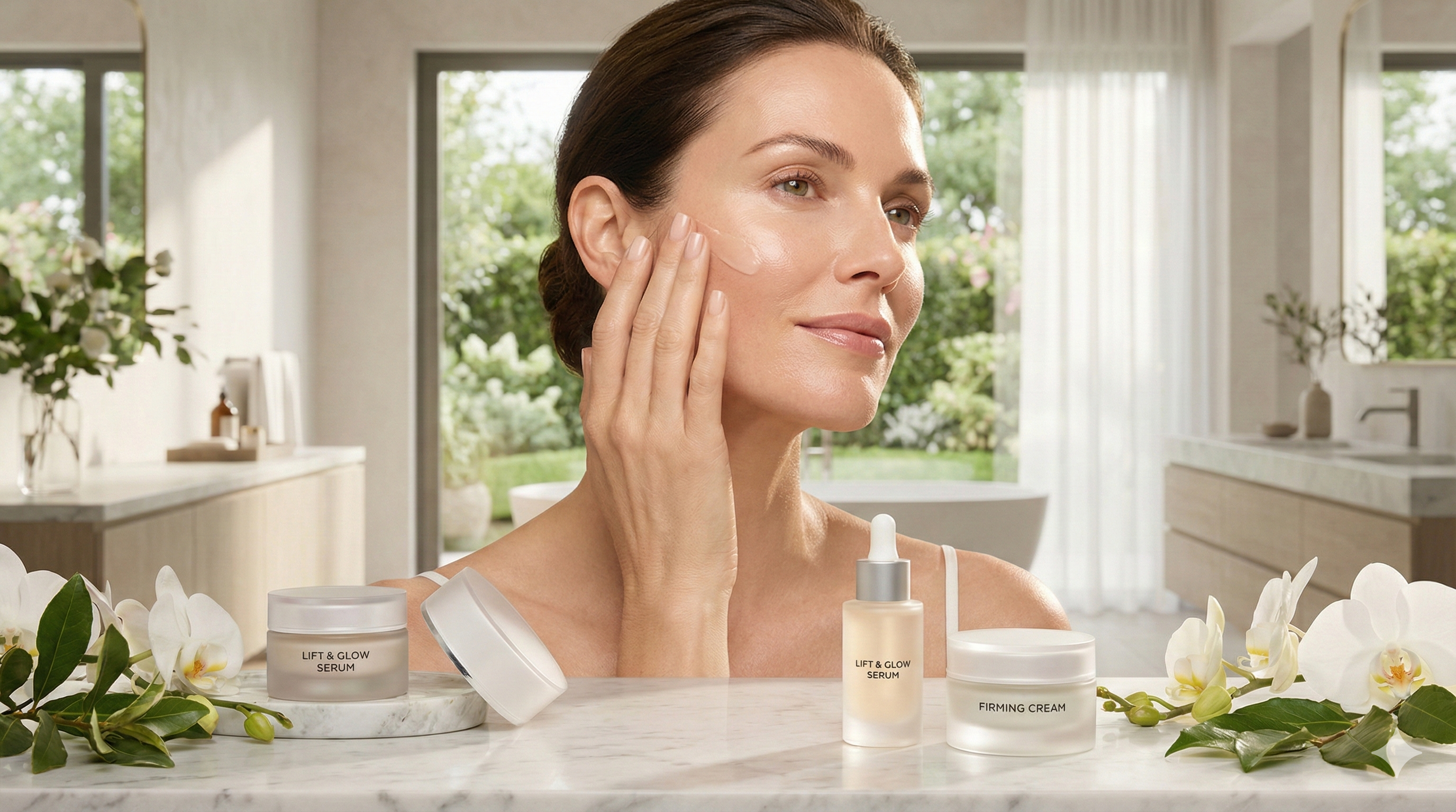 Inspire Beauty hero image showing a beautician's workspace